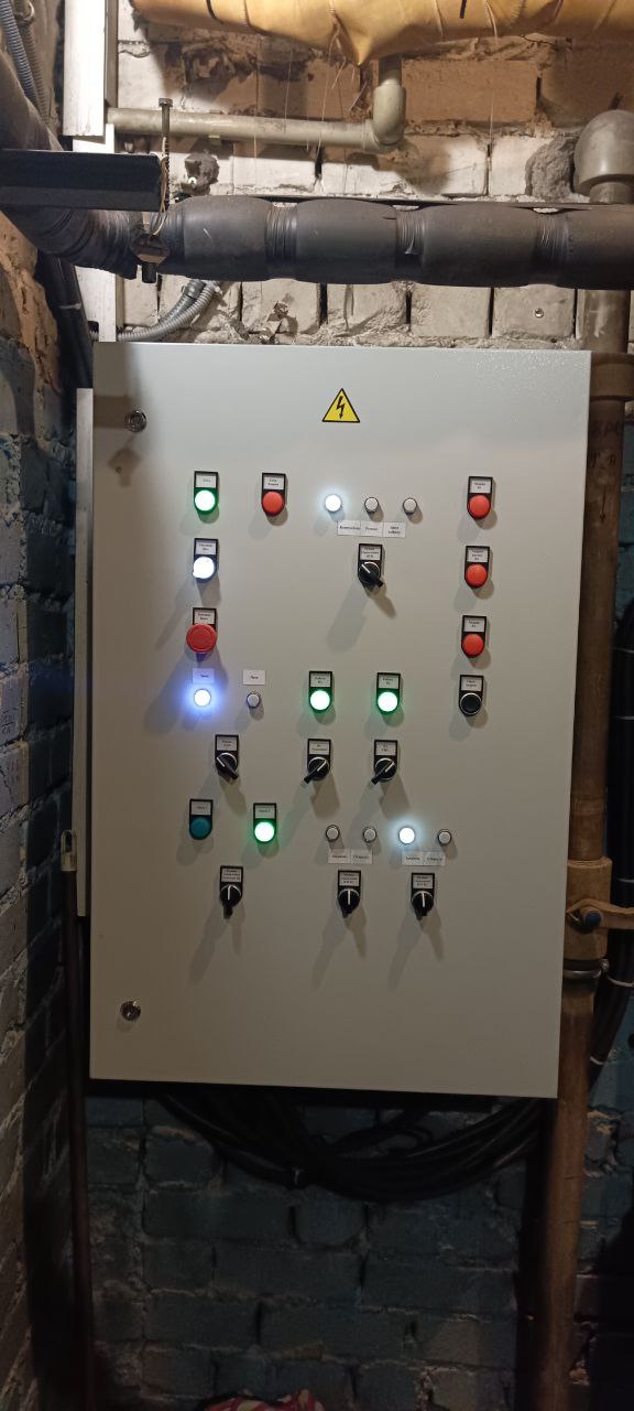 Автоматизация ИТП для здания автотранспортного цеха производственной базы "КСМ"